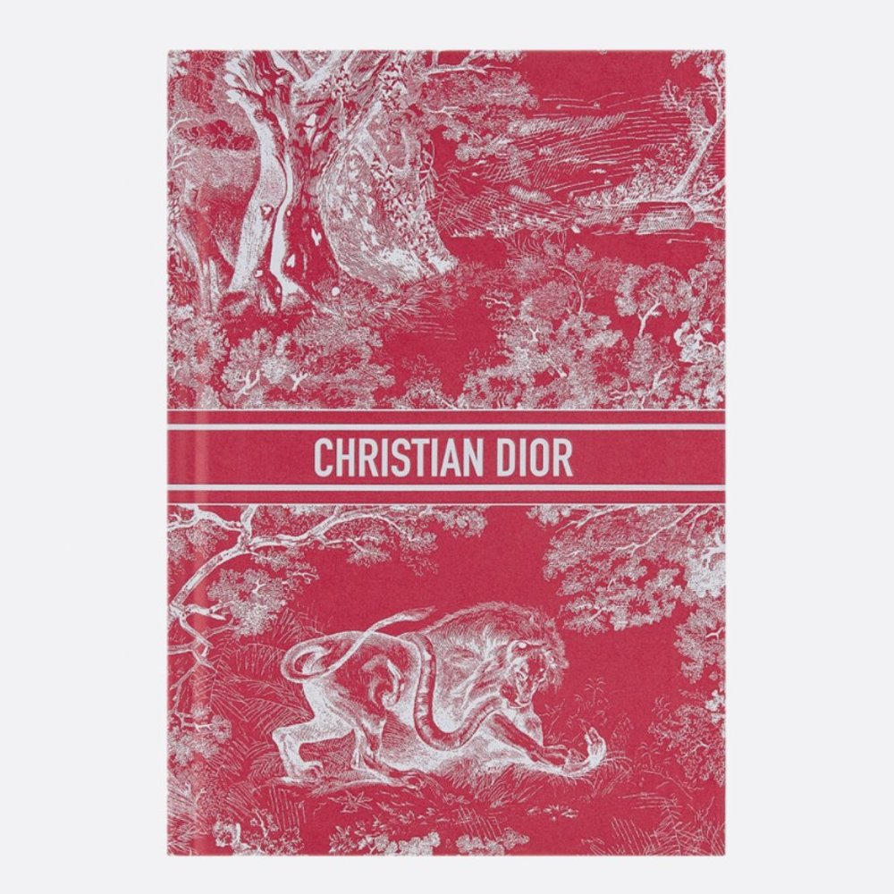DIOR - Red Riviera Notebook - Toile de Jouy - Brand new!